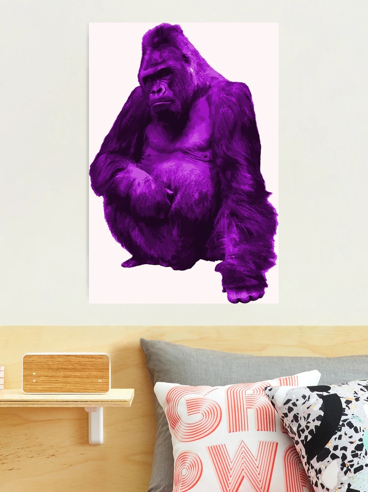 Purple Gorilla Silicone Beads, Gorilla Silicone Beads, Gorilla