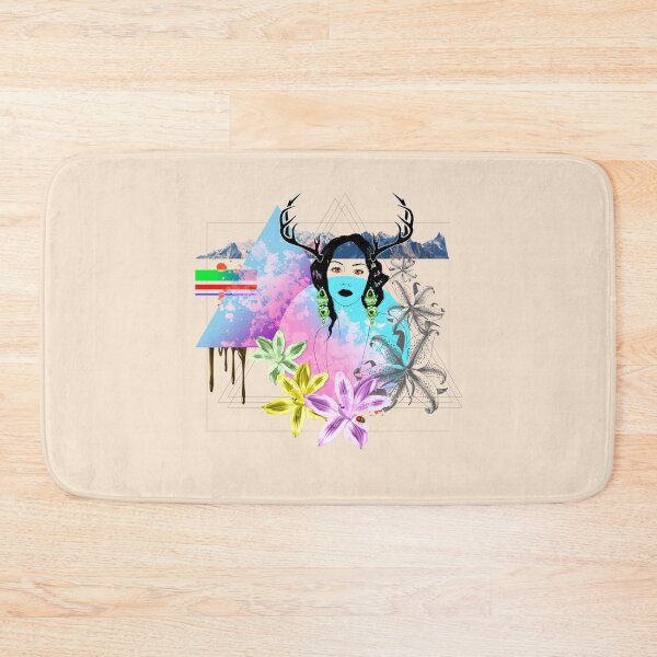 Item preview, the deer woman with lilies in graphic version: credit flowers vecteezy.com designed and sold by keera66.