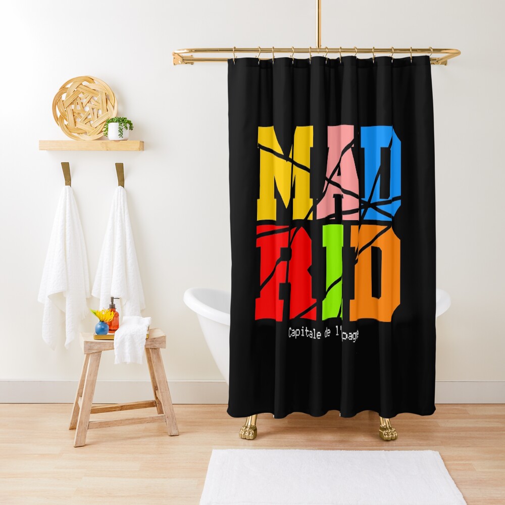 "Madrid Capital city of Spain" Shower Curtain for Sale by comancha