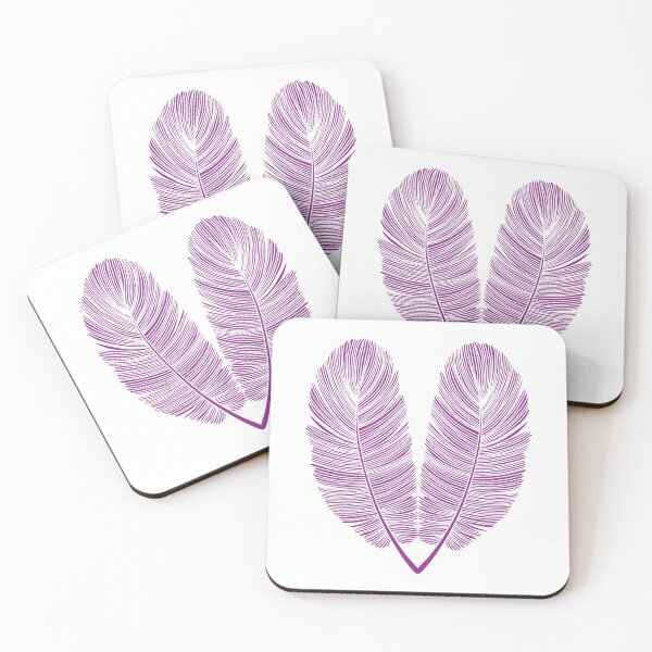 Item preview,  Purple Feather Heart designed and sold by RPuniquedesigns.