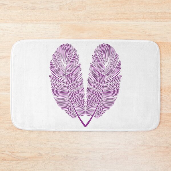 Item preview,  Purple Feather Heart designed and sold by RPuniquedesigns.
