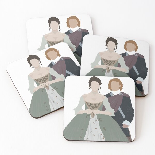 Aperçu de l'œuvre Outlander - Le mariage de Jamie et Claire Fraser créée et vendue par Turquoise Tortoise.