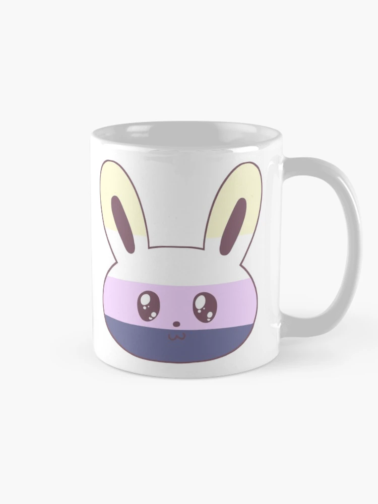Thumbnail 3 of 6, Coffee Mug, Nonbinary Pride Flag Rabbit designed and sold by CharrChan.
