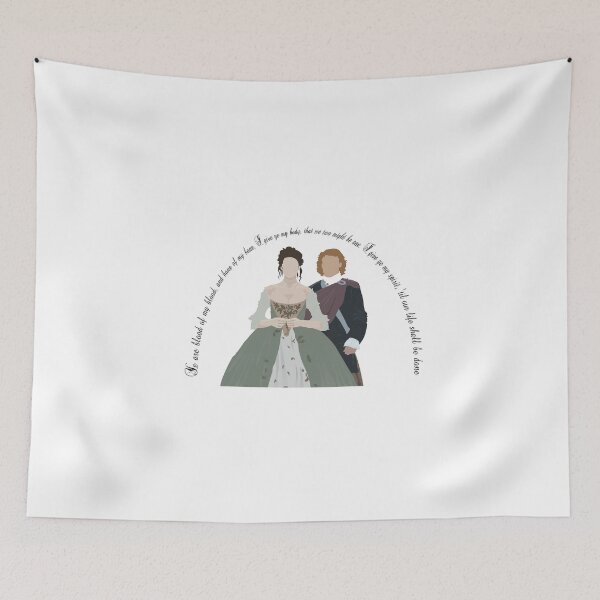 Item preview, Outlander - Jamie and Claire Fraser's wedding designed and sold by Turquoise Tortoise.