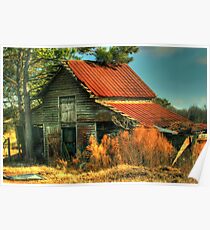 Caudell Road Barn Poster