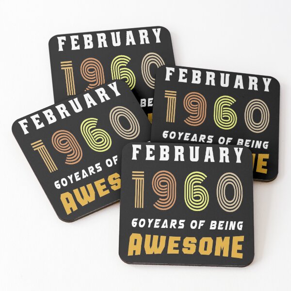 Item preview,   February 1960 birthday-60th birthday gift idea designed and sold by osamamohamad.
