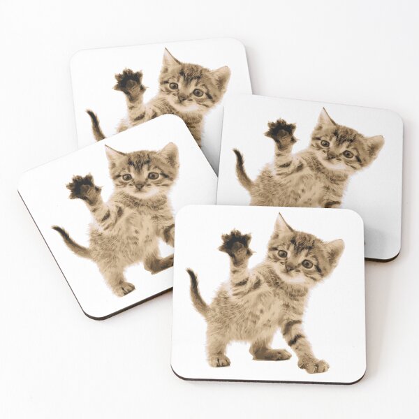 Item preview, Cute Kitten High Five Graphic designed and sold by XplicitByNature.