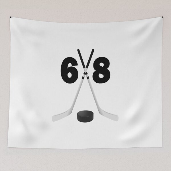 Item preview, Hockey number 68 - sixty eight with sticks and disc designed and sold by AllShirts21.