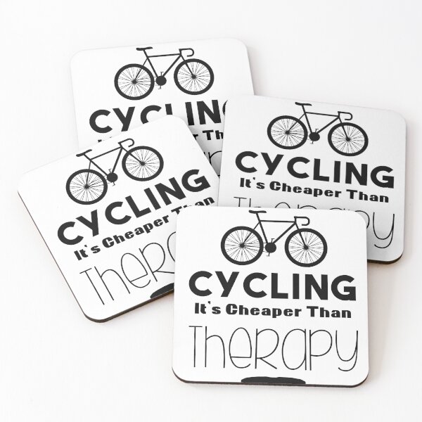 Artikelvorschau, Cycling is cheaper than therapy  entworfen und verkauft von Blameit97.