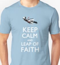 Keep Calm and Leap of Faith Unisex T-Shirt