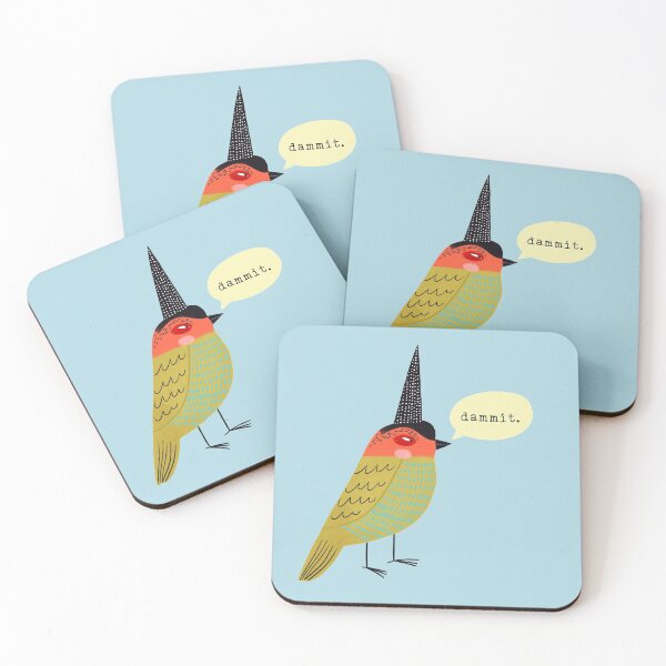 Item preview, Birds With Attitude: Dammit. designed and sold by CynthiaFxo.