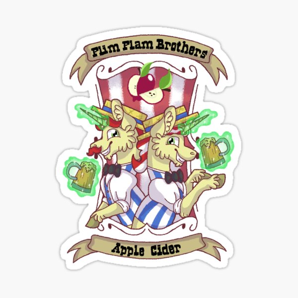 Flim Flam Brothers Apple Cider Sticker