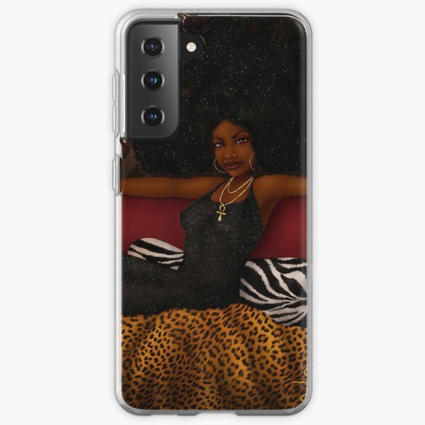 Boss | Black Woman Art by KiraTheArtist Samsung Galaxy Soft Case
