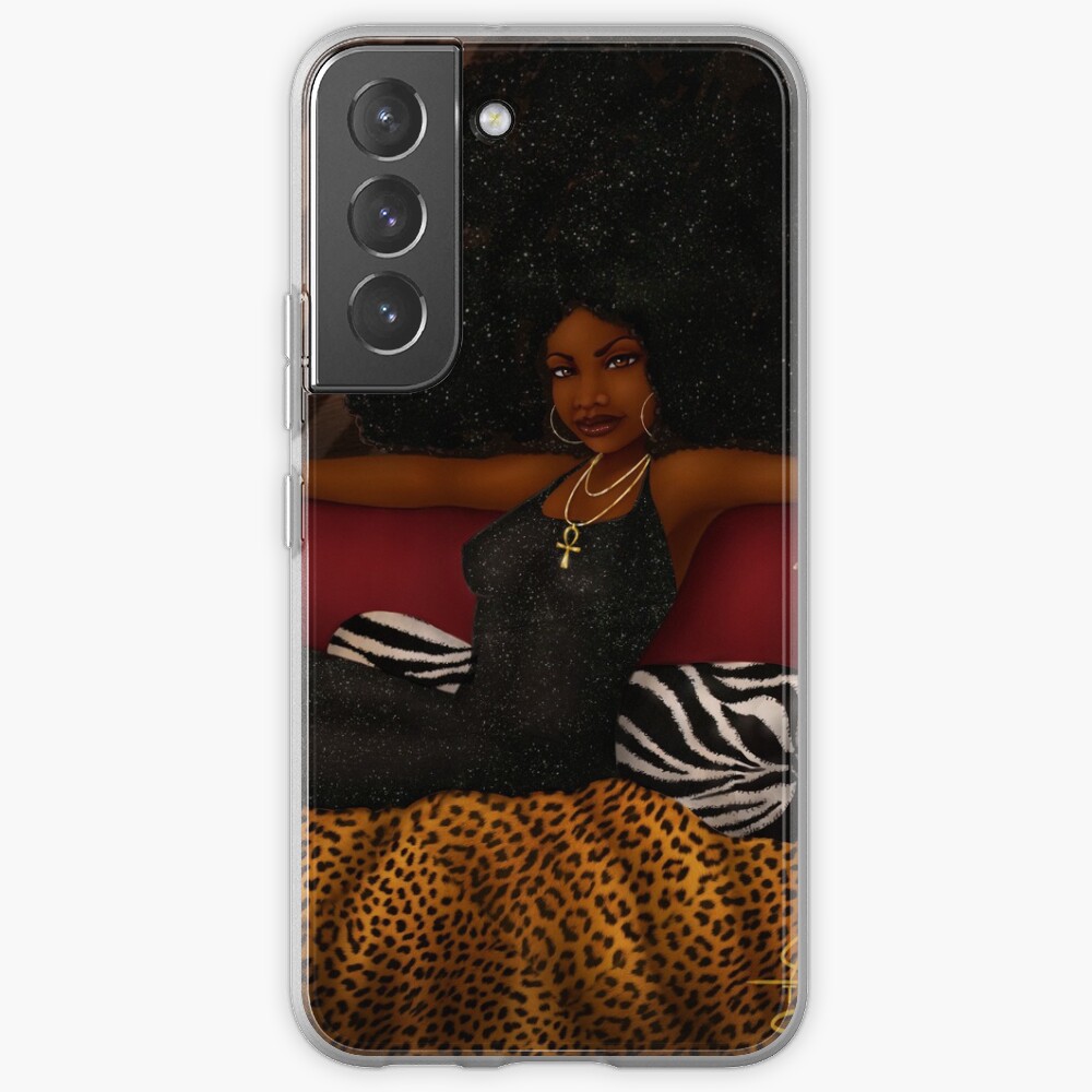 Boss | Black Woman Art Samsung Galaxy Phone Case
