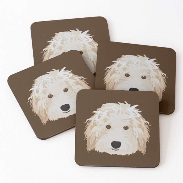Item preview, Logan the Goldendoodle designed and sold by KCPetPortraits.
