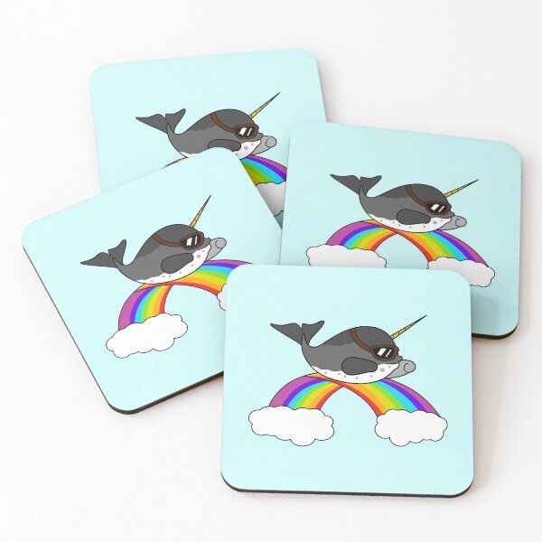 Item preview, Ride That Rainbow Narwhal designed and sold by Crystellia.