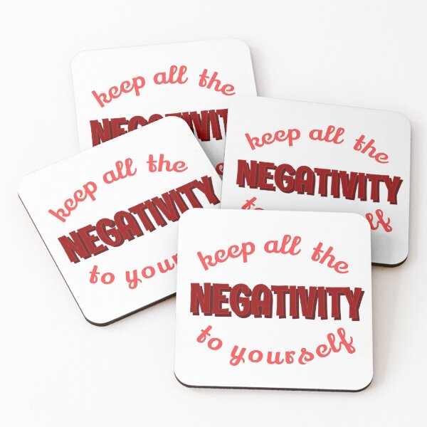 Item preview, keep the NEGATIVITY to yourself designed and sold by sophiamcevoy.