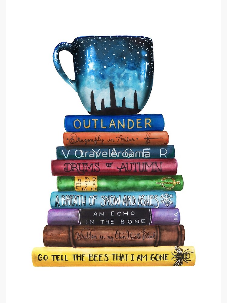 Aperçu 3 sur 3. Carnet avec l'œuvre Amant de l'Outlander créée et vendue par traveleroama.