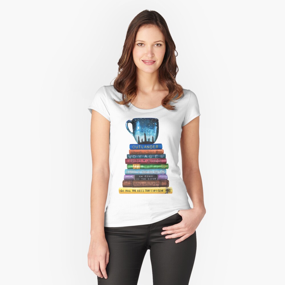 Item preview, Fitted Scoop T-Shirt designed and sold by traveleroama.