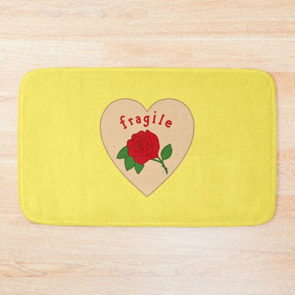 Item preview, Fragile Mazapan Heart YELLOW designed and sold by nancyvheart / thelamehuman.