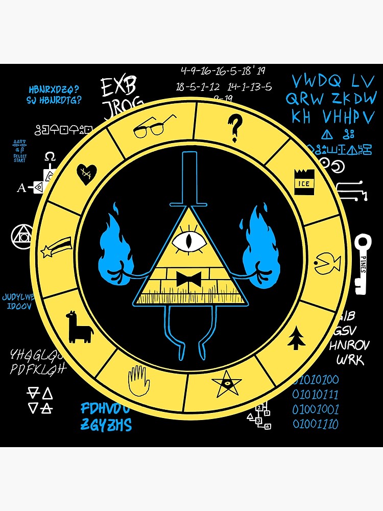 Disover Gravity Falls - Bill Cipher Zodiac Premium Matte Vertical Poster