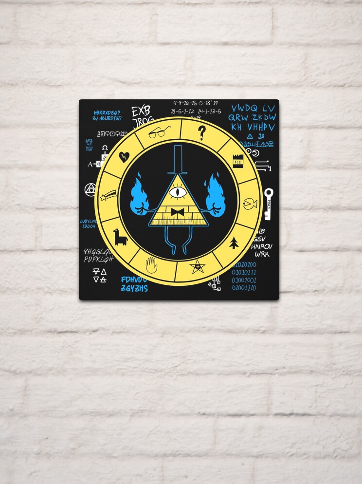 Gravity Falls Bill Cipher Wheel Art Board Print for Sale by Yseey