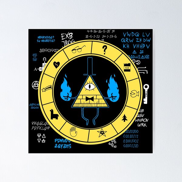 Artikel-Vorschau von Gravity Falls - Bill Cipher Zodiac, designt und verkauft von Nabil Samandari.