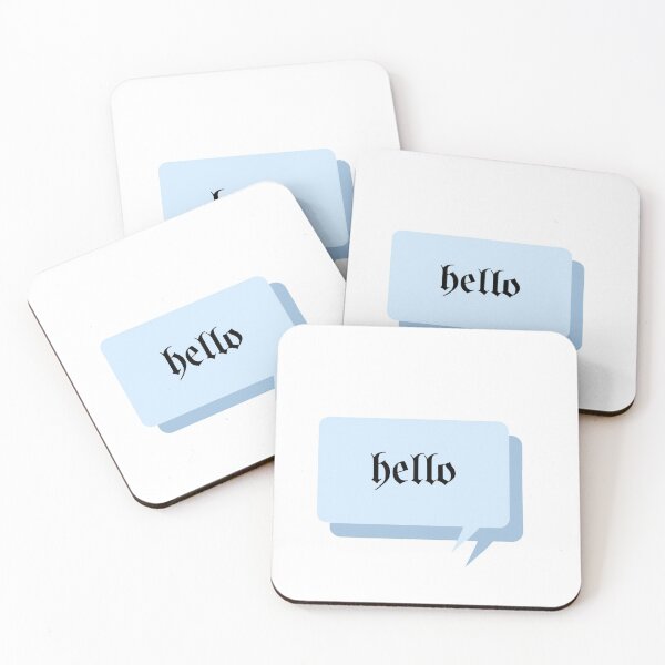 Item preview, hello speech bubble designed and sold by clairemars.