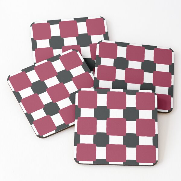 Item preview, Black, White and Burgundy Pattern designed and sold by Poetic Patterns Studio.