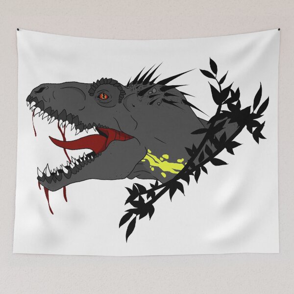 Item preview, Jurassic Indoraptor Floral Profile designed and sold by MooseCanoe32.