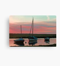 Blakeney Boats Canvas Print