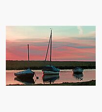 Blakeney Boats Photographic Print
