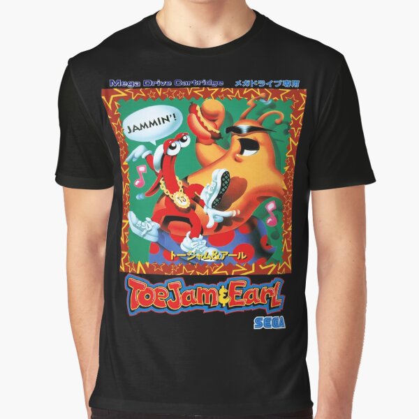 Vista previa del artículo con la obra «ToeJam y Earl», diseñado y vendido por TeratOgen.