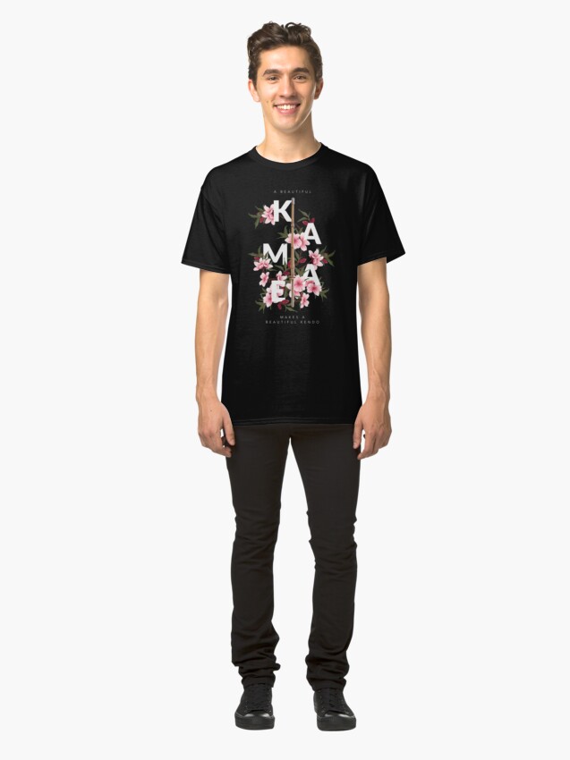 Alternate view of A beautiful kamae makes a beautiful Kendo! Classic T-Shirt