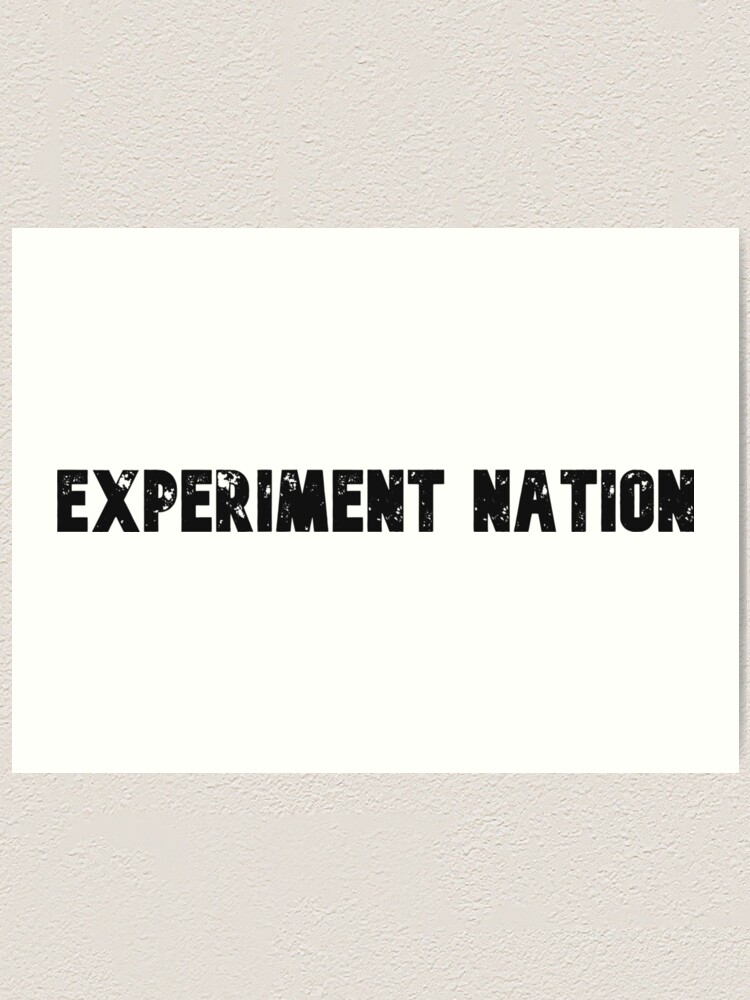 Alternate view of Experiment Nation Art Print