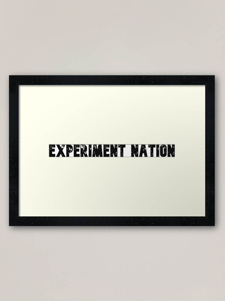 Alternate view of Experiment Nation Framed Art Print