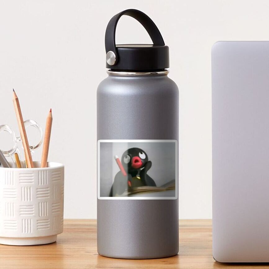 Vista previa del artículo con la obra «Pegatina brillante», diseñado y vendido por rattyrays.
