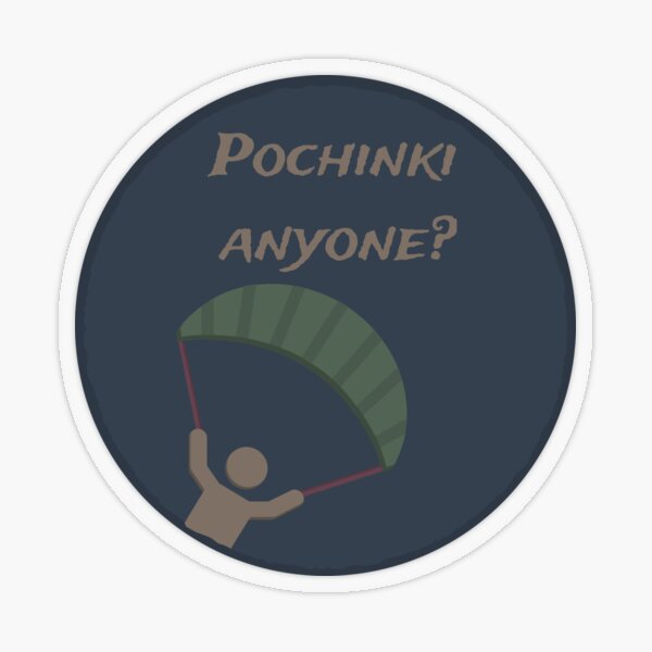 PUBG - Pochinki alguien? Pegatina transparente