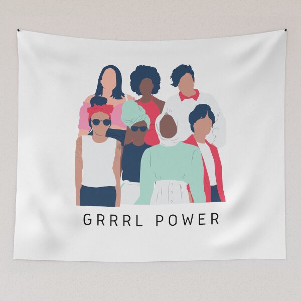 Item preview, Girl Power T-Shirt - Grrrl Power designed and sold by AlbSanchez.