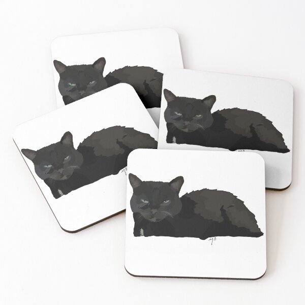 Item preview, Black cat  designed and sold by Molanderart.