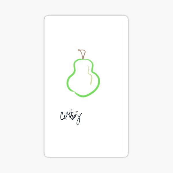 Pear Sticker
