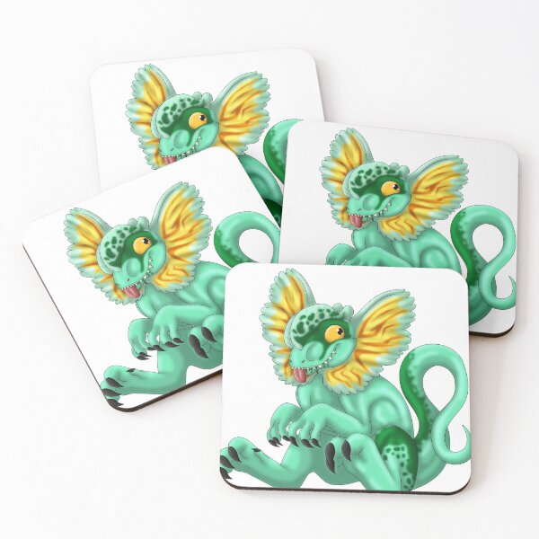 Item preview, Dilophosaurus: Seafoam designed and sold by spyroid101.