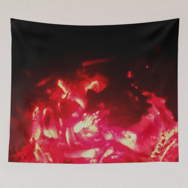 Item preview, INCANDESCENCE 2 embers fire crater lava fusion brazier heat flame black red hell devil blood gothic rock metal explosion designed and sold by dragonemma.