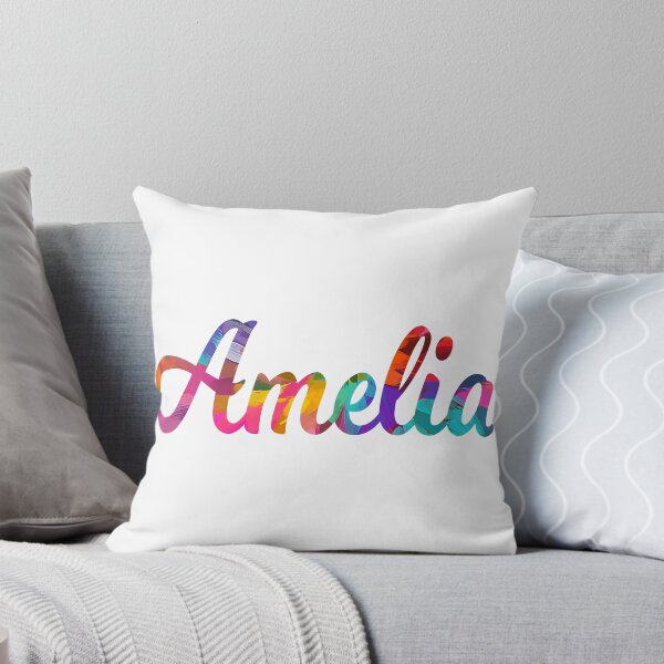 Aperçu de l'œuvre Amelia nom de fille de peinture abstraite créée et vendue par ComicKitsch.
