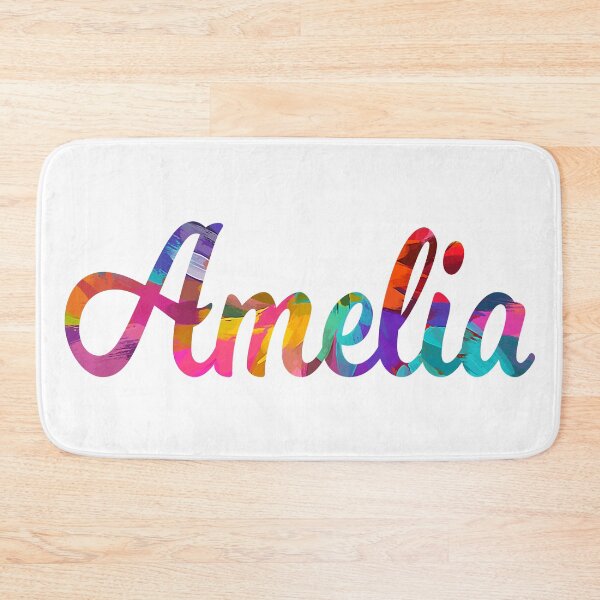 Item preview, Amelia abstract painting girl's name designed and sold by ComicKitsch.