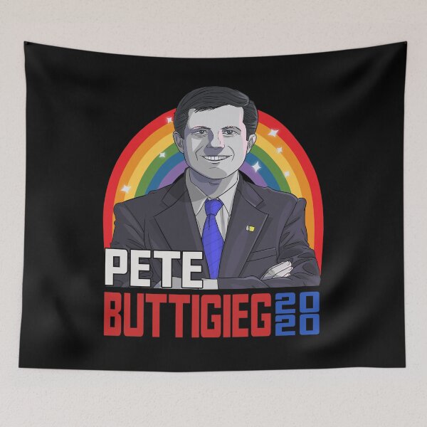 Item preview, Pete Buttigieg for President 2020 Rainbow designed and sold by Nosek1ng.