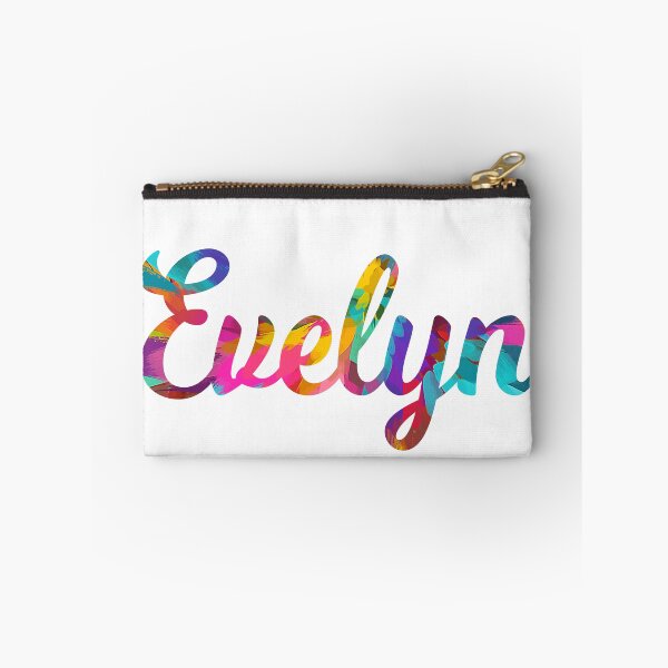 Item preview, Evelyn abstract painting girl's name designed and sold by ComicKitsch.