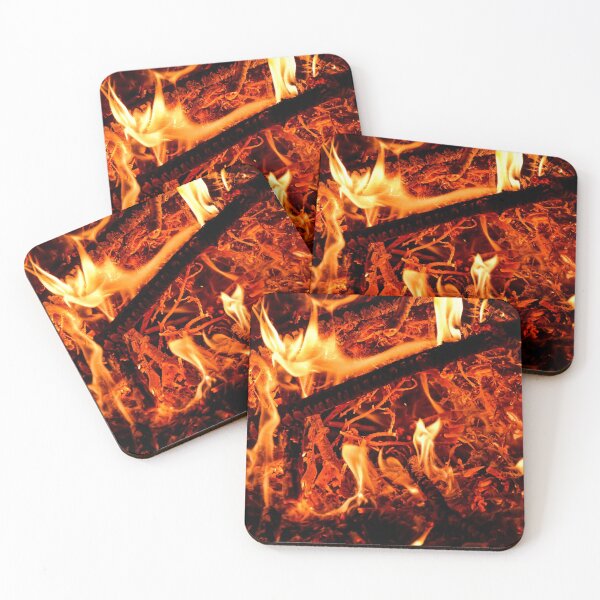 Item preview, Kindling Fire turning to coals designed and sold by Ken Macune.
