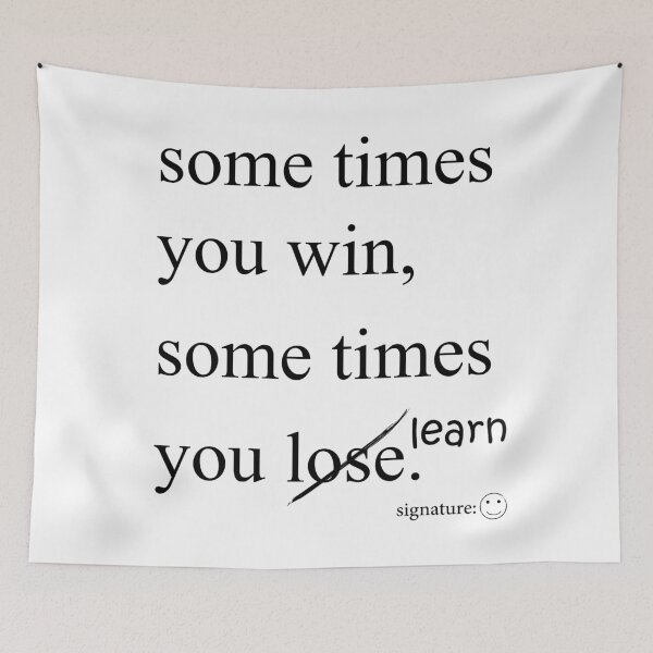Item preview, sometimes you win,some times you learn designed and sold by Mohammed Jamal.
