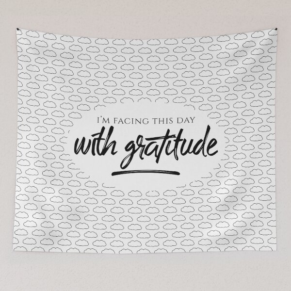 Item preview, I'm Facing This Day With Gratitude | Mind Magic | Expressing Your Thoughts designed and sold by DragonflyDes.